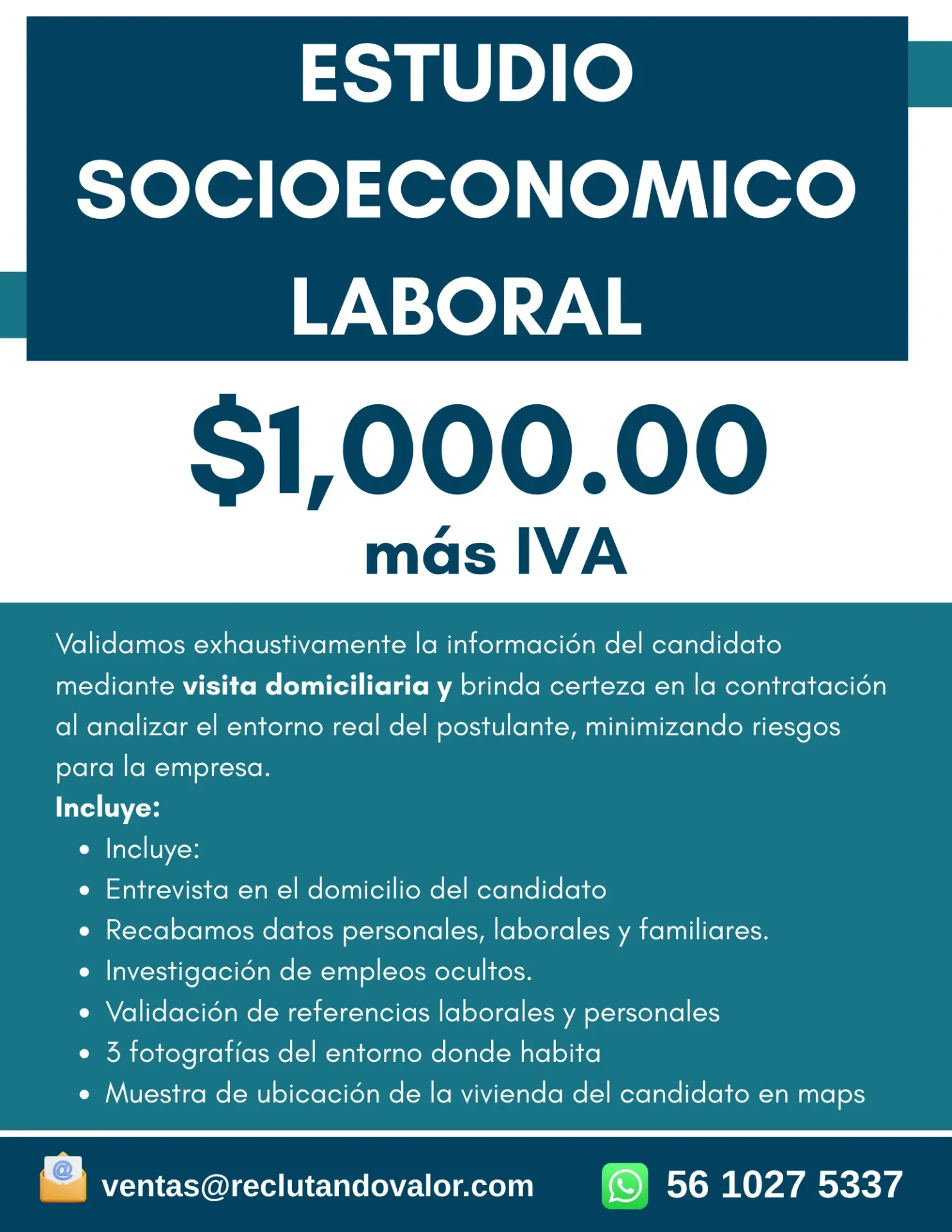 ESTUDIO SOCIOECONOMICO LABORAL