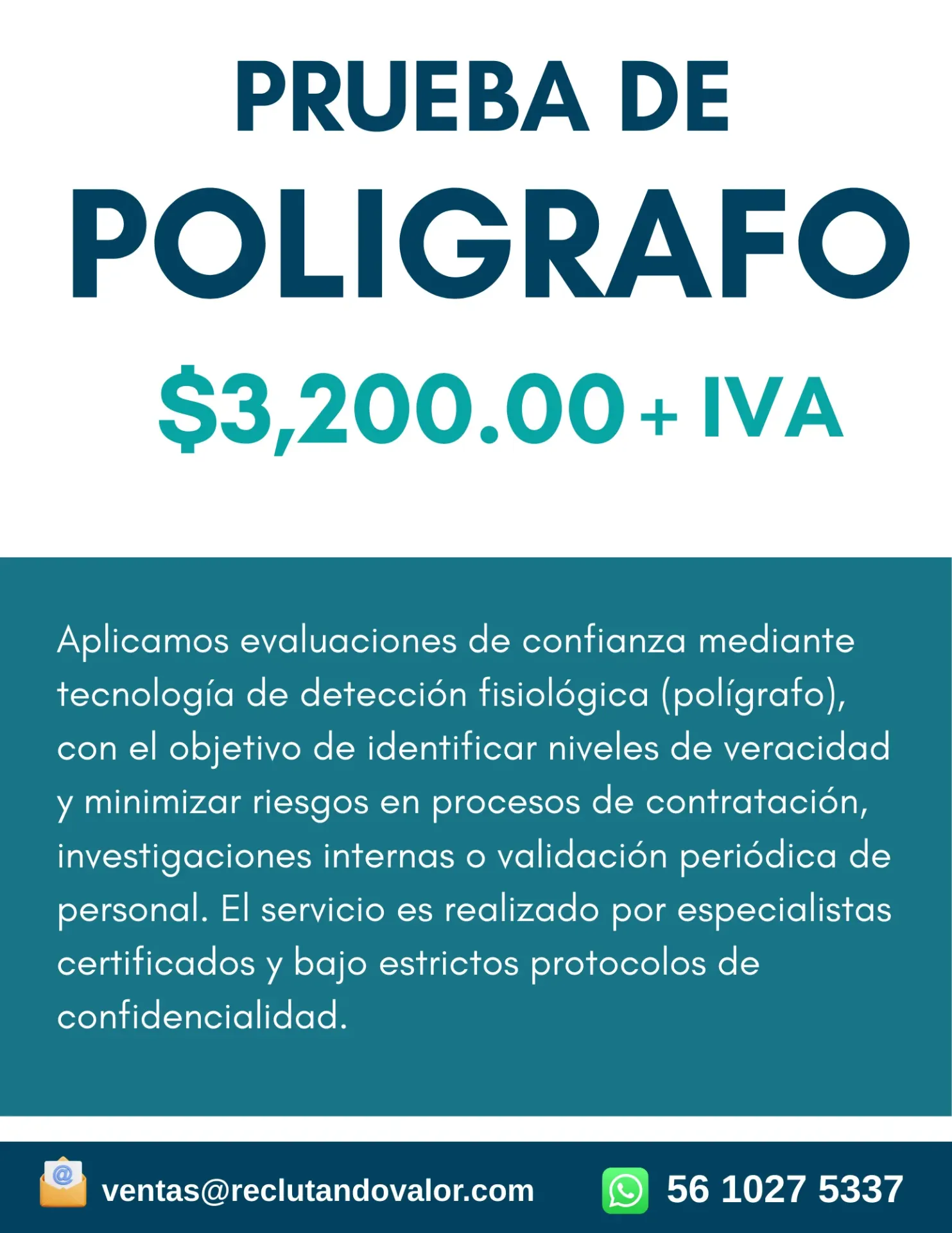 POLIGRAFO - PRUEBA DE EVALUCION DE CONFINZA