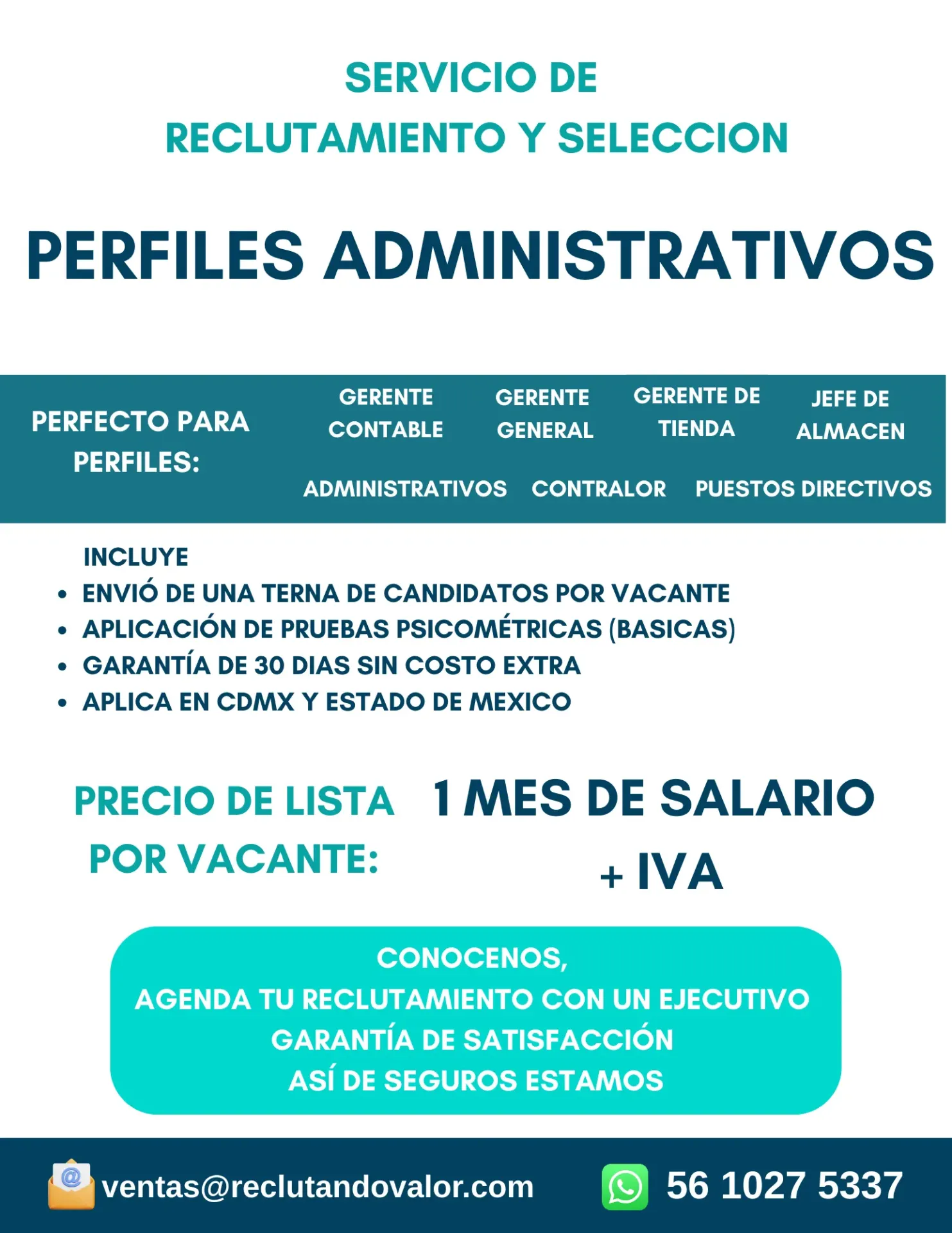 RECLUTAMIENTO ADMINISTRATIVO